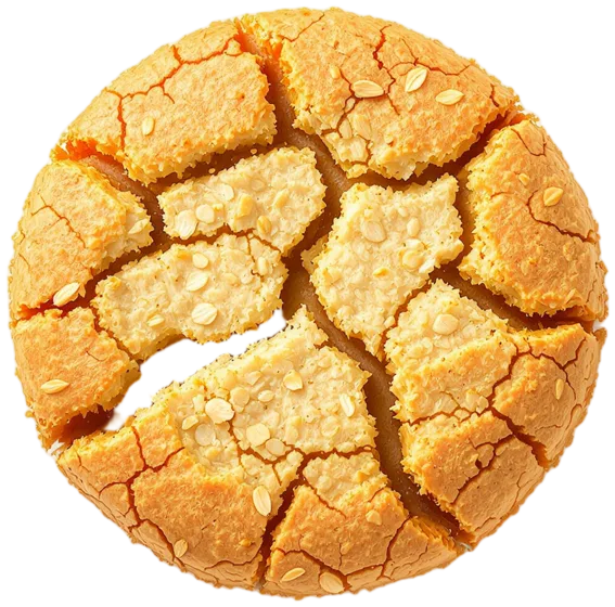 An Anzac biscuit