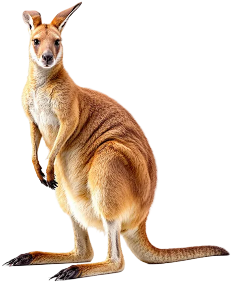 A red kangaroo